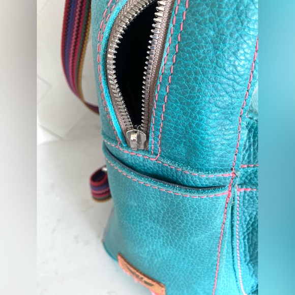 RETIRED * RARE Consuela Guadalupe Leather Convertible Backpack - Picture 14 of 16